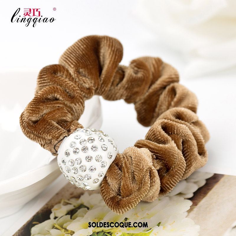 Fleur De Tête Femme Accessoires Fleur Corde Tête Flanelle Élastique En Ligne