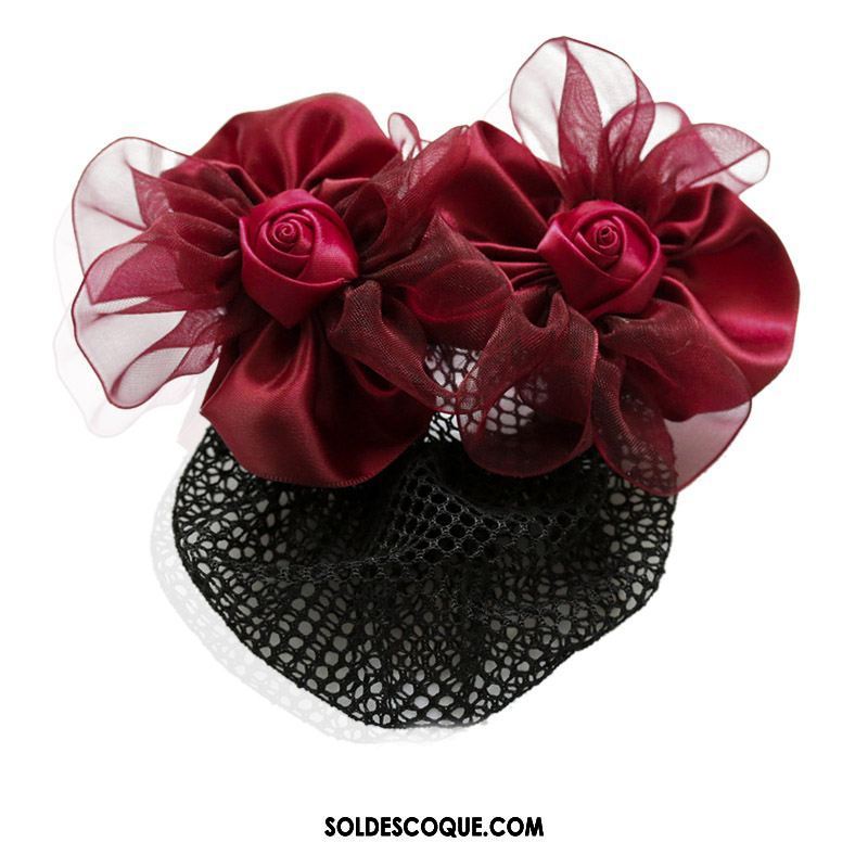 Fleur De Tête Femme Carrière Infirmière Accessoires Rouge Poche Nette Pas Cher