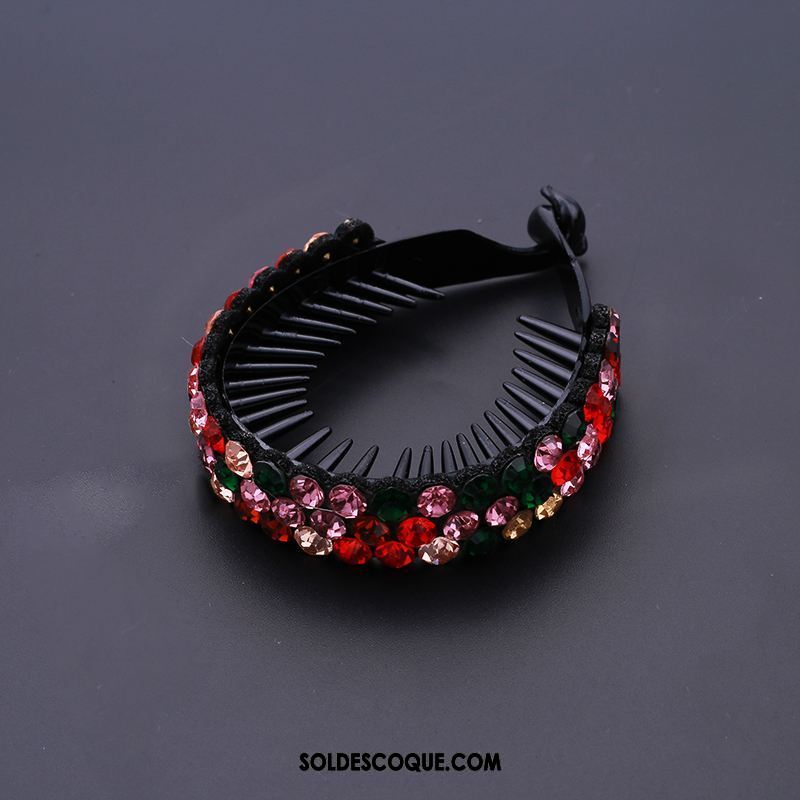 Fleur De Tête Femme Corde Tête Bandes Cheveux Pierres De Strass Adulte Bourgeon En Vente