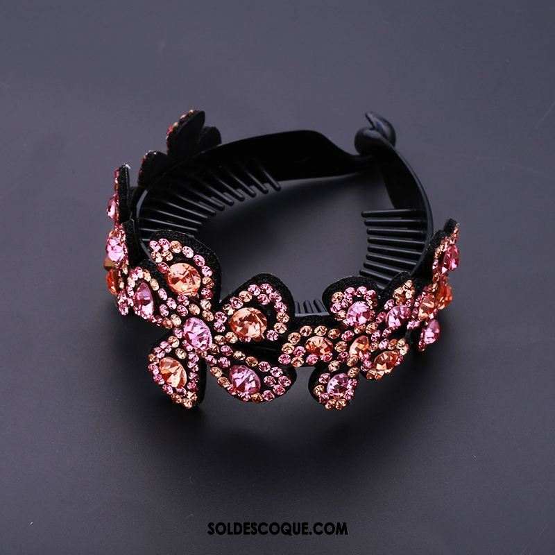 Fleur De Tête Femme Corde Tête Bandes Cheveux Pierres De Strass Adulte Bourgeon En Vente