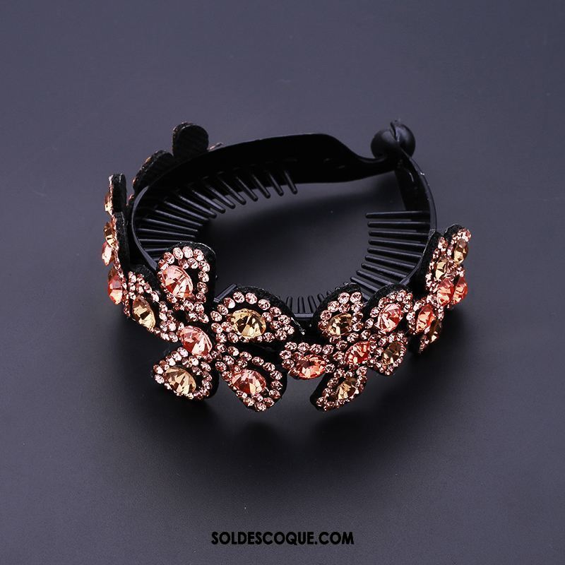 Fleur De Tête Femme Corde Tête Bandes Cheveux Pierres De Strass Adulte Bourgeon En Vente