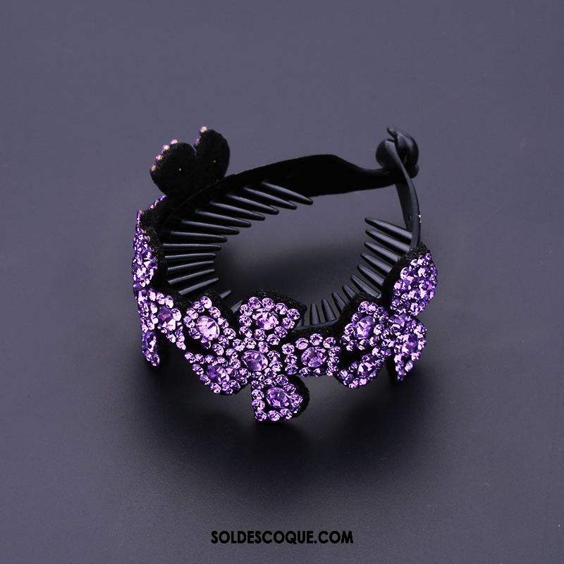 Fleur De Tête Femme Corde Tête Bandes Cheveux Pierres De Strass Adulte Bourgeon En Vente