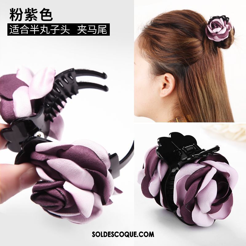 Fleur De Tête Femme Couvre-chefs Accessoires Épingle À Cheveux Poignées Rose En Ligne