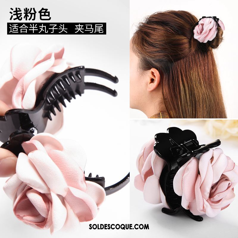 Fleur De Tête Femme Couvre-chefs Accessoires Épingle À Cheveux Poignées Rose En Ligne