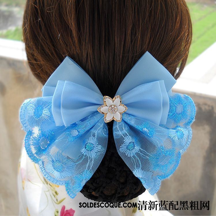 Fleur De Tête Femme Pan Head Bleu Élégant Réseau Infirmière En Ligne