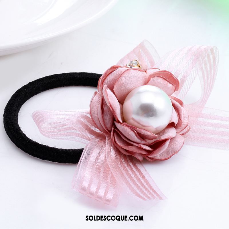 Fleur De Tête Femme Petit Cercle Des Cheveux Simple Couvre-chefs Ornements De Cheveux Soldes