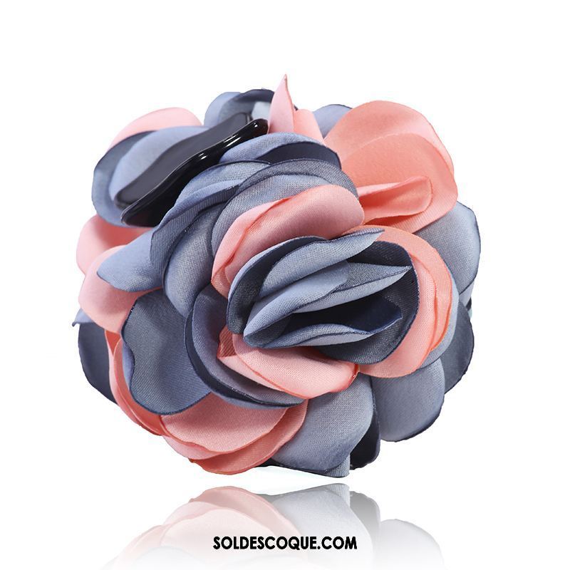 Fleur De Tête Femme Rose Ornements De Cheveux Épingle À Cheveux Poignées Couvre-chefs Soldes