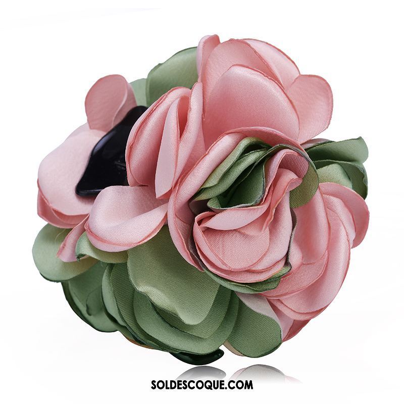 Fleur De Tête Femme Rose Ornements De Cheveux Épingle À Cheveux Poignées Couvre-chefs Soldes