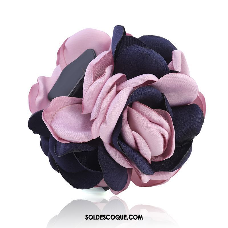 Fleur De Tête Femme Rose Ornements De Cheveux Épingle À Cheveux Poignées Couvre-chefs Soldes