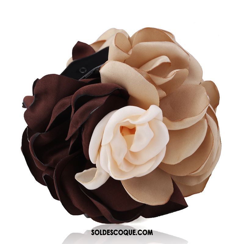 Fleur De Tête Femme Rose Ornements De Cheveux Épingle À Cheveux Poignées Couvre-chefs Soldes