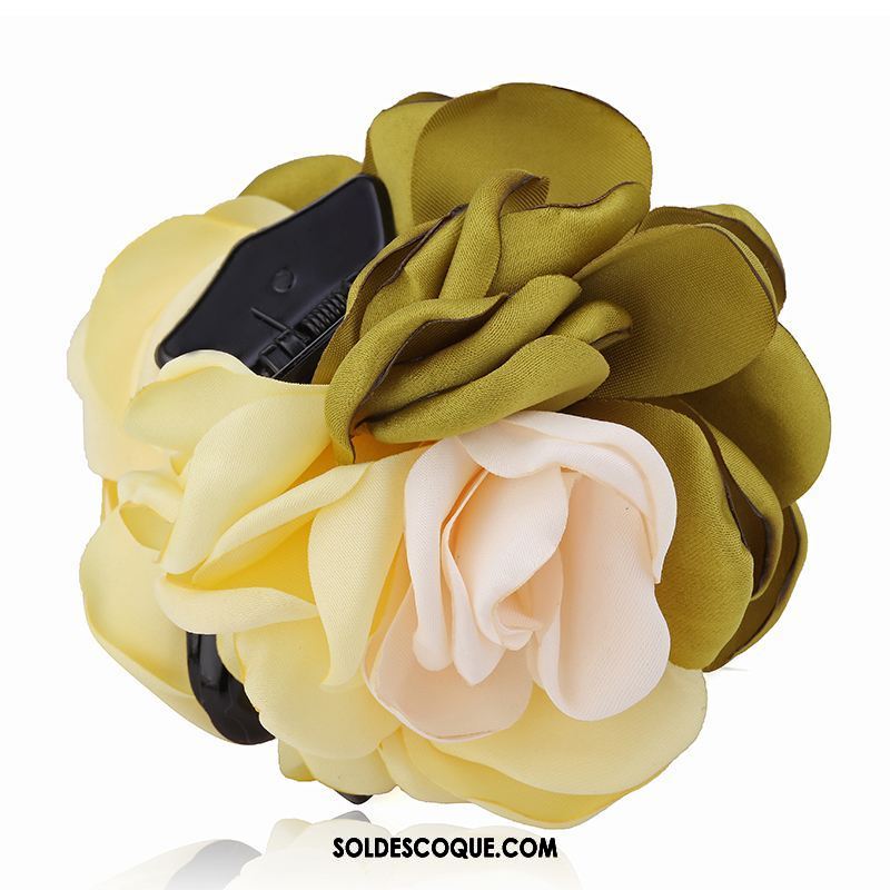 Fleur De Tête Femme Rose Ornements De Cheveux Épingle À Cheveux Poignées Couvre-chefs Soldes