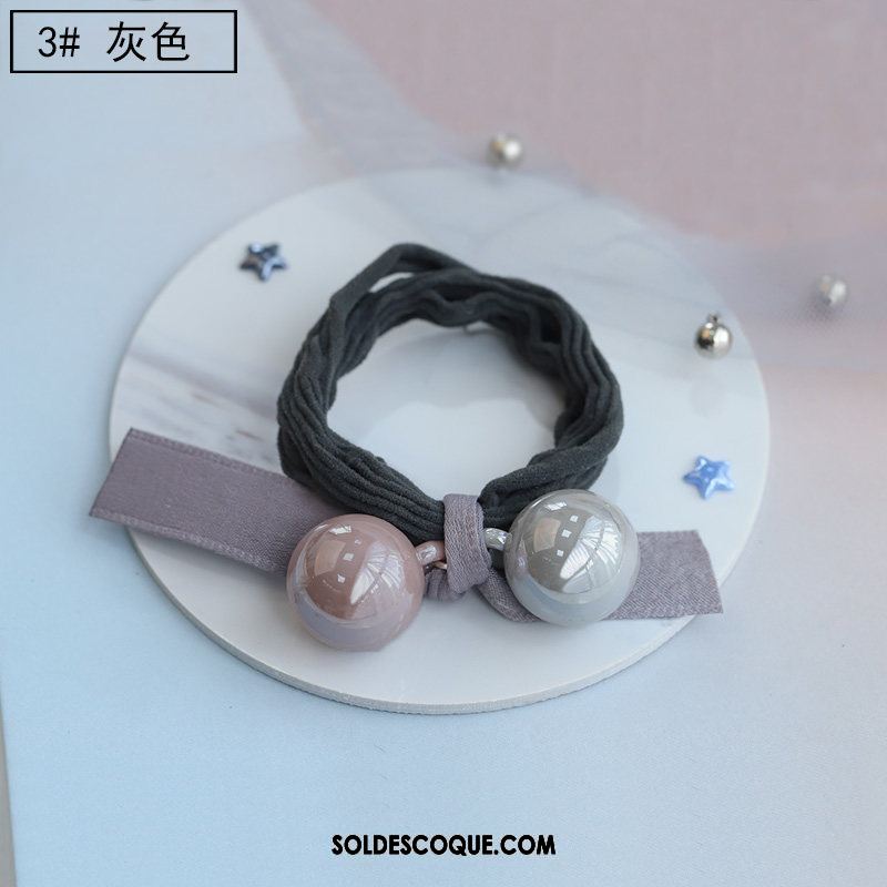 Fleur De Tête Femme Simple Cheveux Cravate Bracelet Élasticité Couvre-chefs Pas Cher