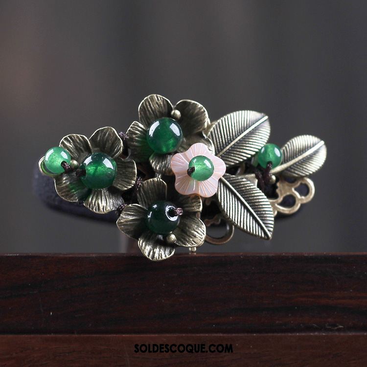 Fleur De Tête Femme Vert Cercle Des Cheveux Original Accessoires Ornements De Cheveux En Vente