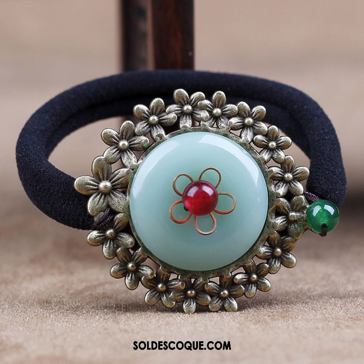 Fleur De Tête Femme Vert Cercle Des Cheveux Original Accessoires Ornements De Cheveux En Vente