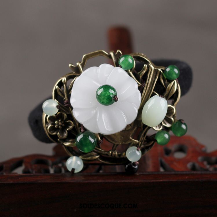 Fleur De Tête Femme Vert Cercle Des Cheveux Original Accessoires Ornements De Cheveux En Vente