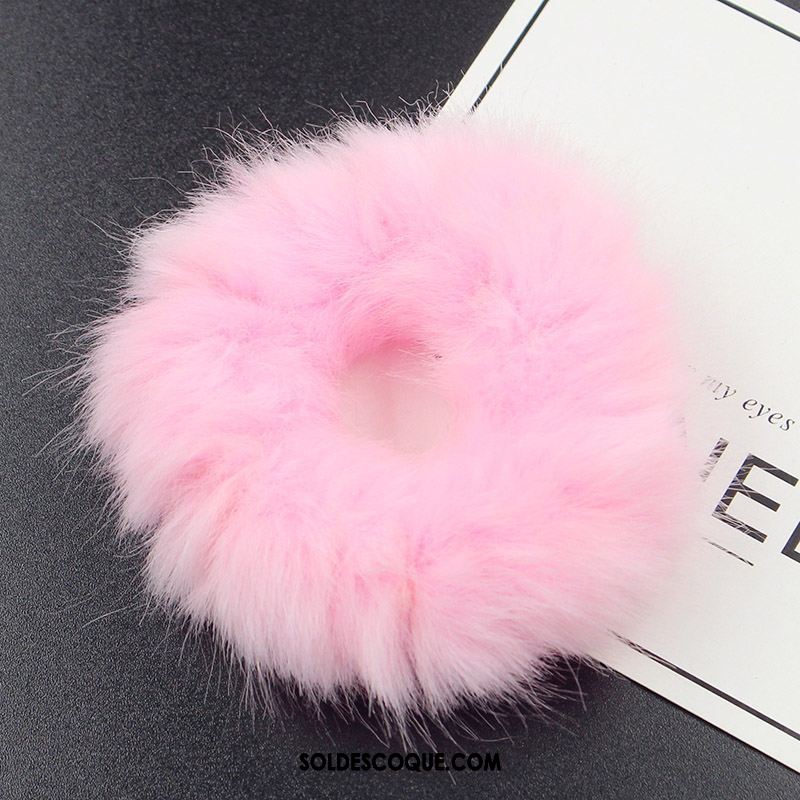 Fleur De Tête Femme Élastique Hairball Corde Tête Accessoires Velours Soldes