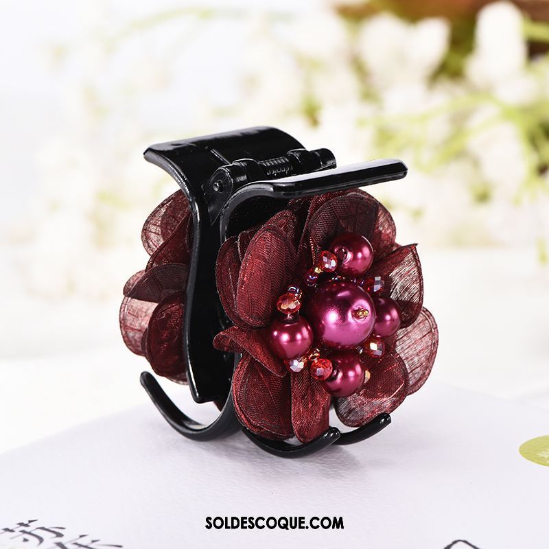 Fleur De Tête Femme Épingle À Cheveux Fleur Nombre Moyen Couvre-chefs Accessoires Soldes