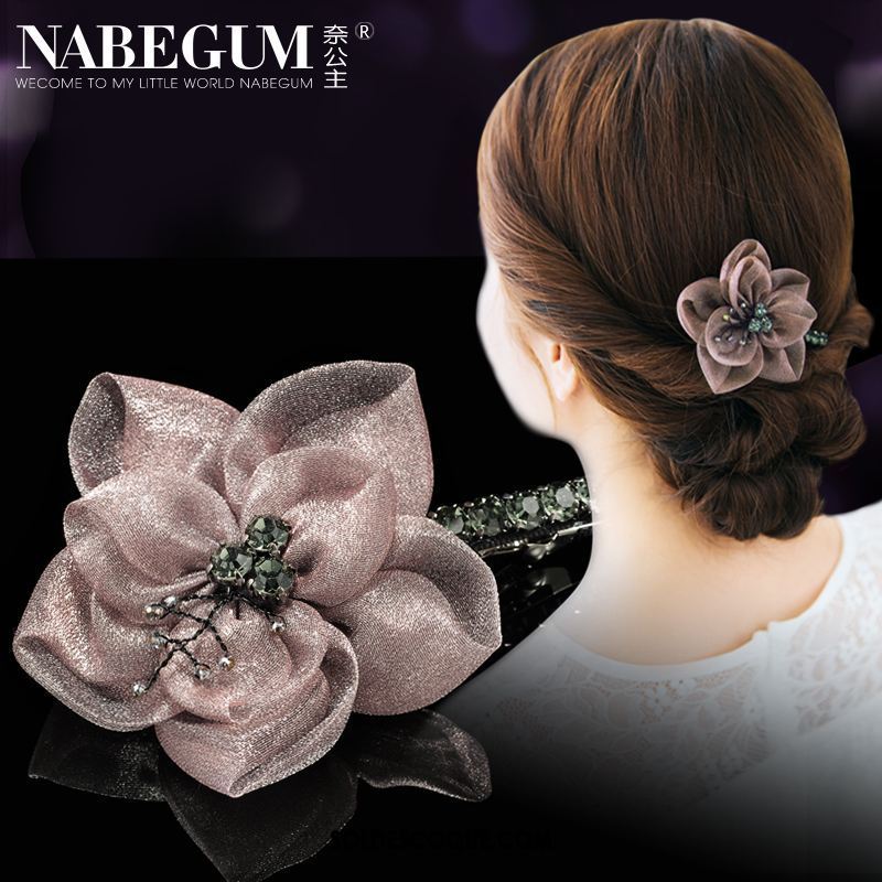 Fleur De Tête Femme Épingle À Cheveux Rose Cercle Des Cheveux Couvre-chefs Fleur Pas Cher