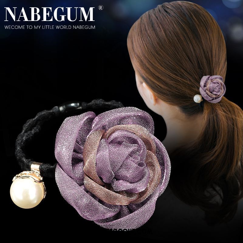 Fleur De Tête Femme Épingle À Cheveux Rose Cercle Des Cheveux Couvre-chefs Fleur Pas Cher