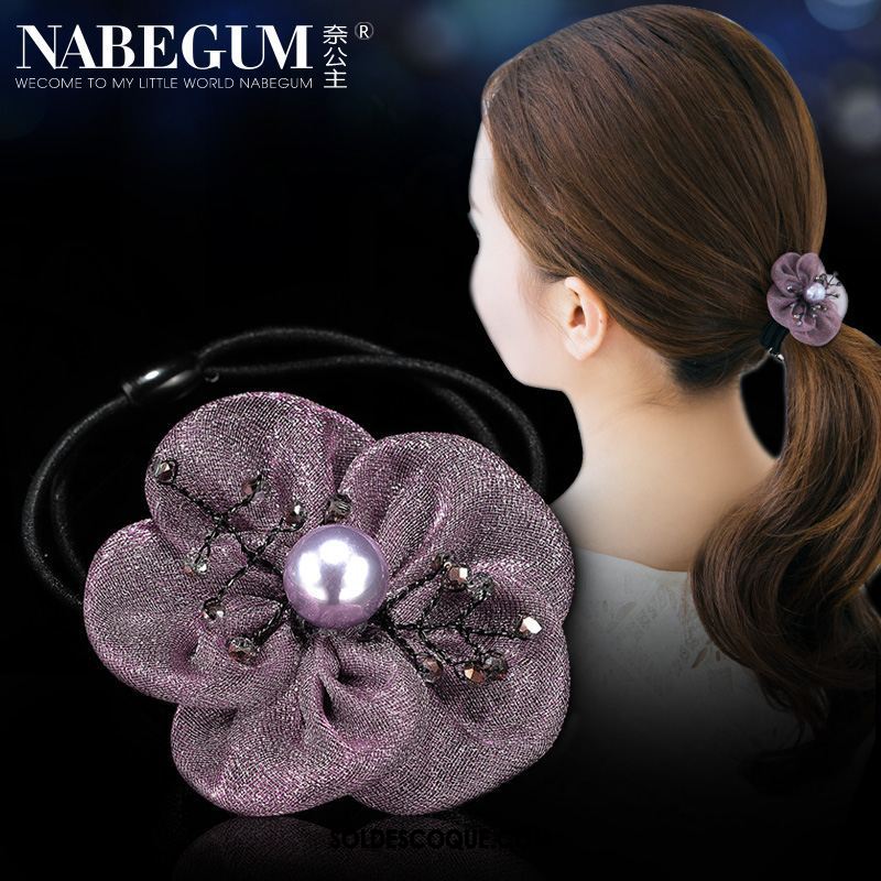 Fleur De Tête Femme Épingle À Cheveux Rose Cercle Des Cheveux Couvre-chefs Fleur Pas Cher