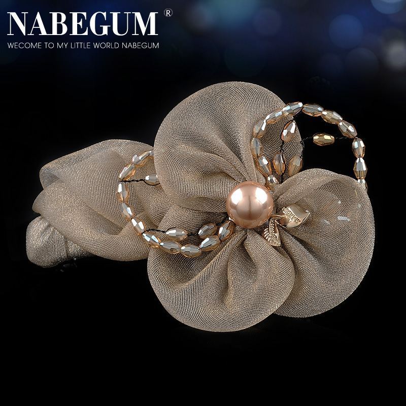 Fleur De Tête Femme Épingle À Cheveux Rose Cercle Des Cheveux Couvre-chefs Fleur Pas Cher