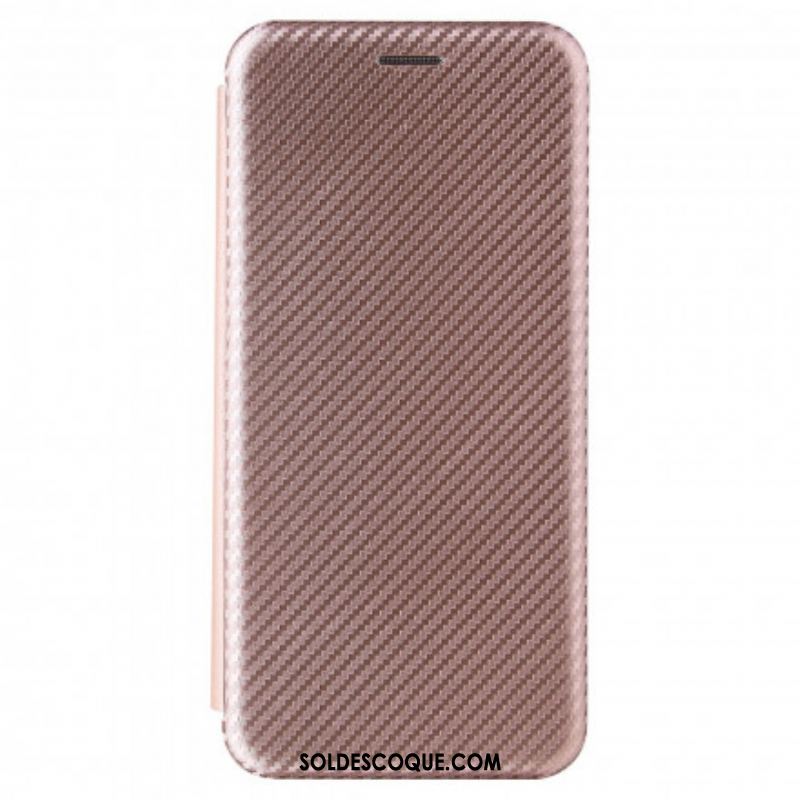 Flip Cover Huawei P50 Pro Fibre Carbone