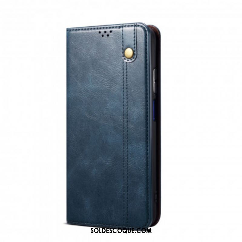 Flip Cover Huawei P50 Pro Simili Cuir Ciré