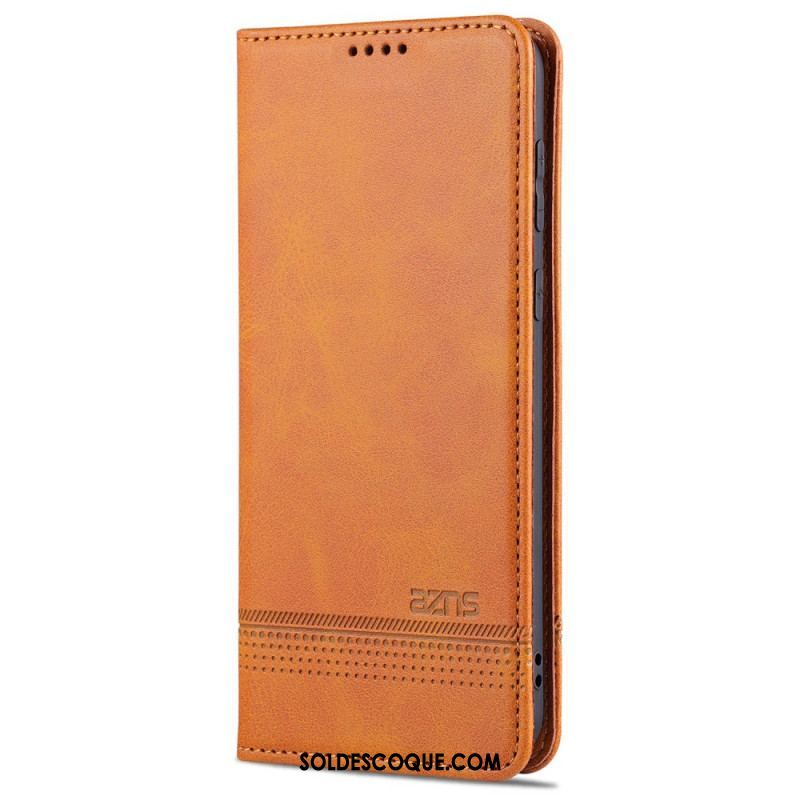 Flip Cover Huawei P50 Pro Style Cuir AZNS