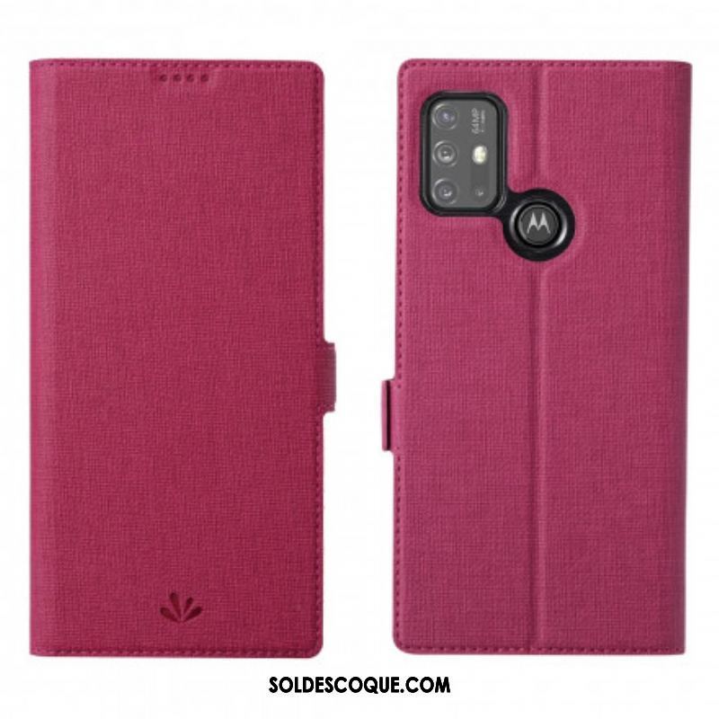 Flip Cover Moto G30 / Moto G10 Texturée VILI DMK