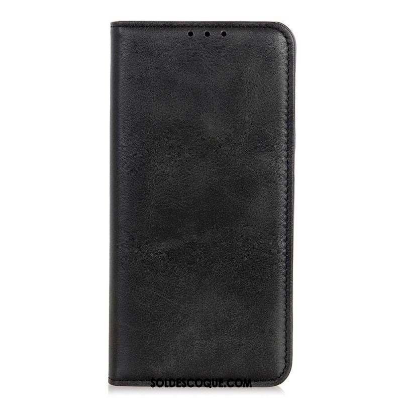 Flip Cover Moto G41 / G31 Cuir Litchi Fendu