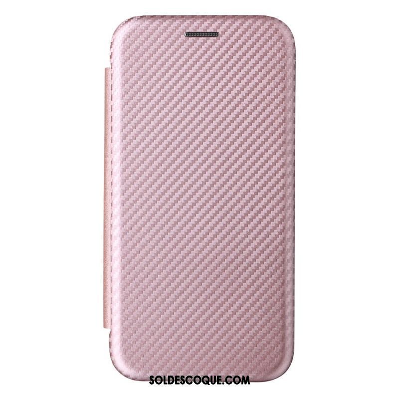 Flip Cover Moto G41 / G31 Silicone Carbone