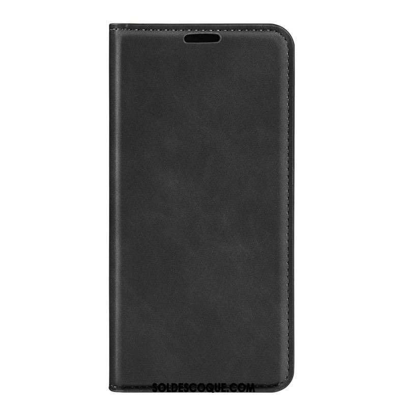 Flip Cover Moto G51 5G Effet Cuir Douceur Soie