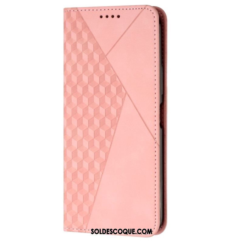 Flip Cover Moto G73 5G Style Cuir avec 3 Porte-Cartes