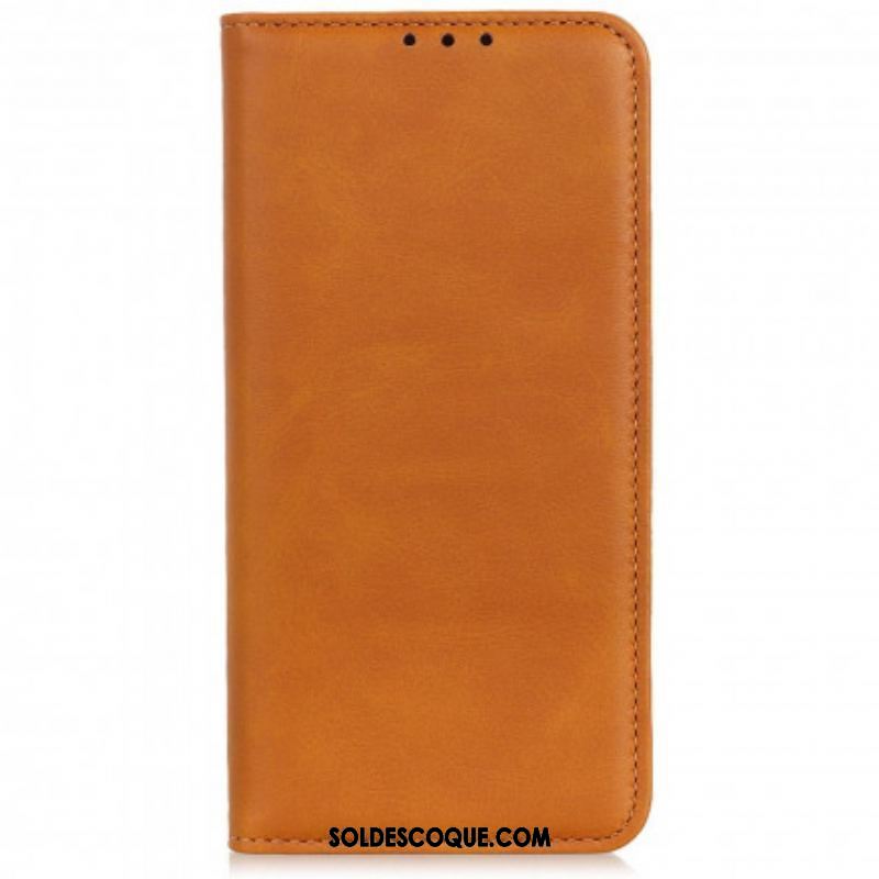 Flip Cover Motorola Edge 20 Lite Cuir Fendu Design