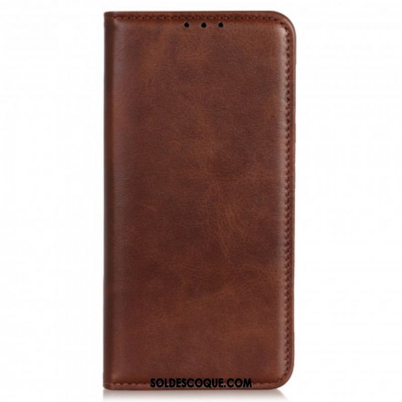 Flip Cover Motorola Edge 20 Pro Cuir Fendu Design