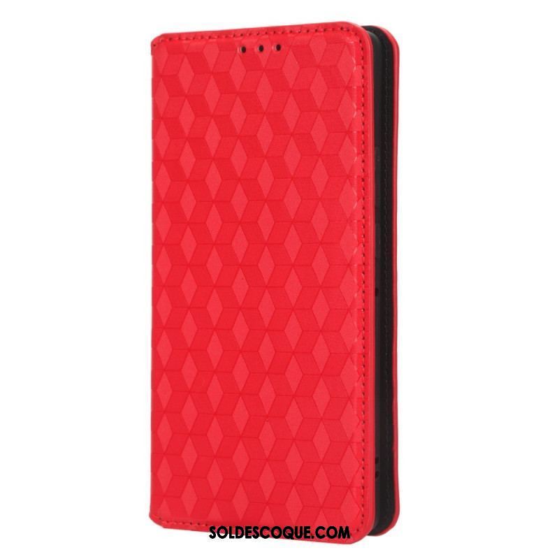 Flip Cover Motorola Edge 40 Pro Motif 3D