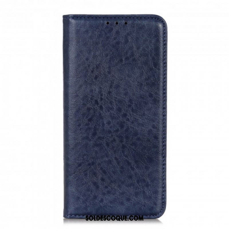 Flip Cover Motorola G60s Cuir Fendu Texturé