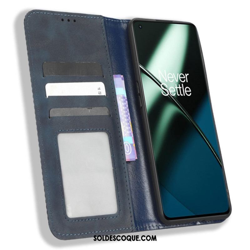 Flip Cover OnePlus 11 5G Style Cuir Stylisé