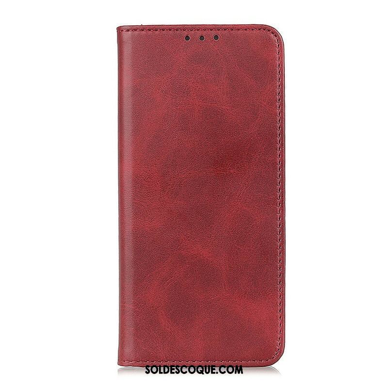 Flip Cover OnePlus Nord 2 5G Cuir Fendu Matte