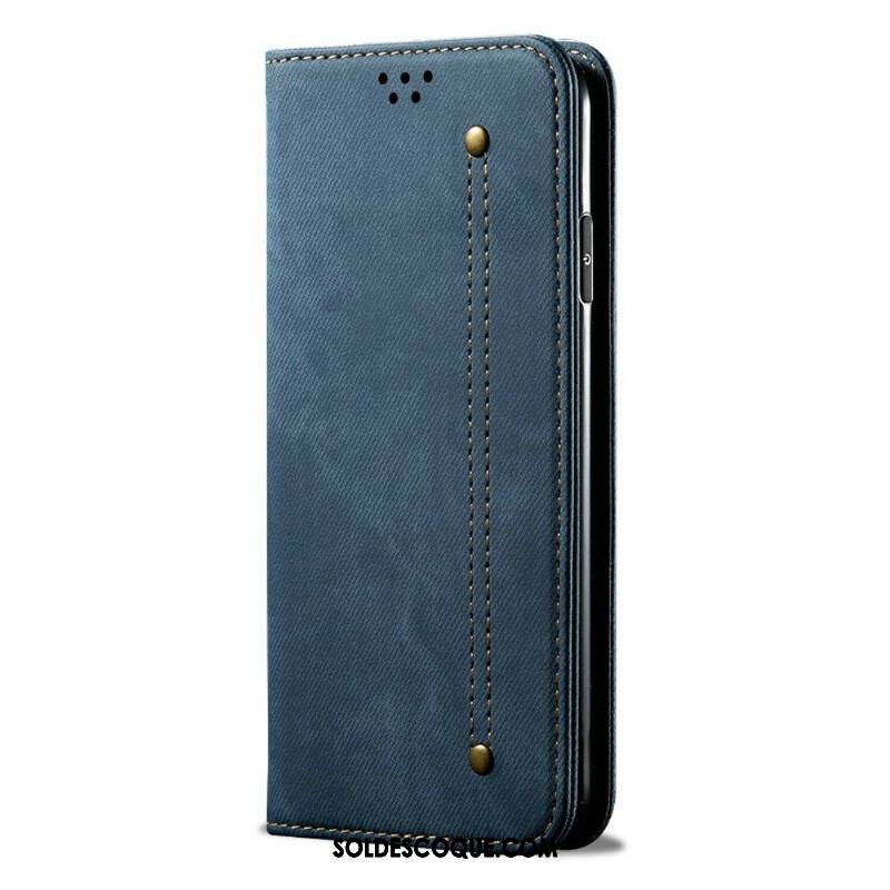 Flip Cover OnePlus Nord 2 5G Simili Cuir Texture Jeans