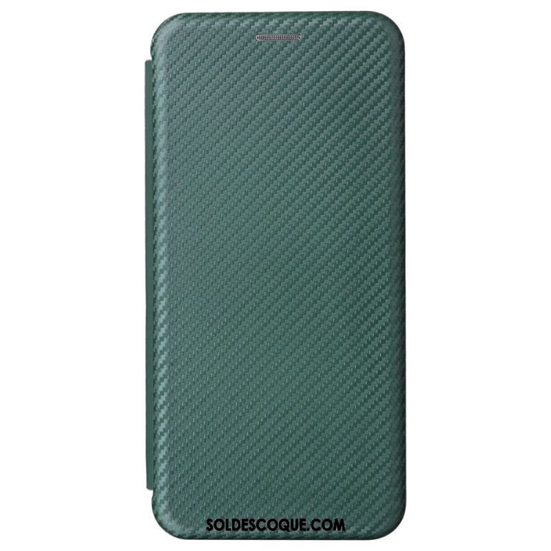 Flip Cover OnePlus Nord 2T 5G Fibre Carbone à Anneau