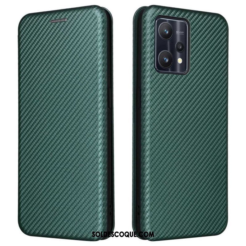 Flip Cover OnePlus Nord CE 2 Lite 5G Texture Fibre Carbone