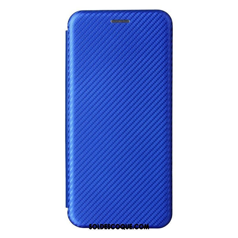 Flip Cover OnePlus Nord CE 5G Silicone Carbone Coloré