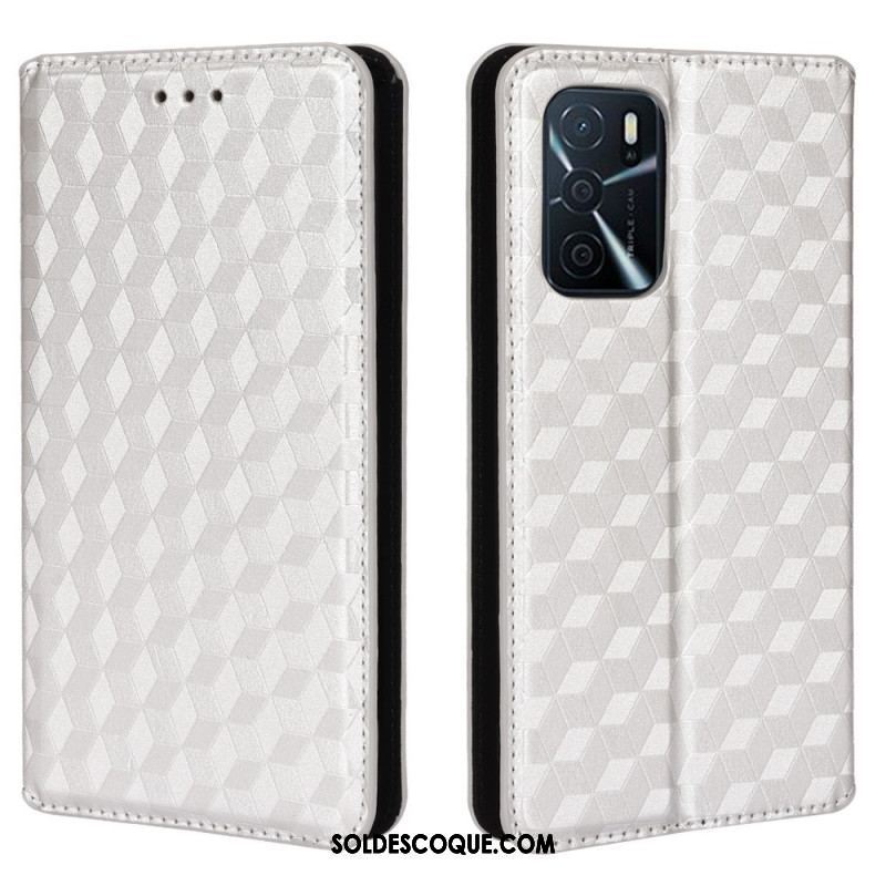 Flip Cover Oppo A16 / A16s Effet Cuir Diamant