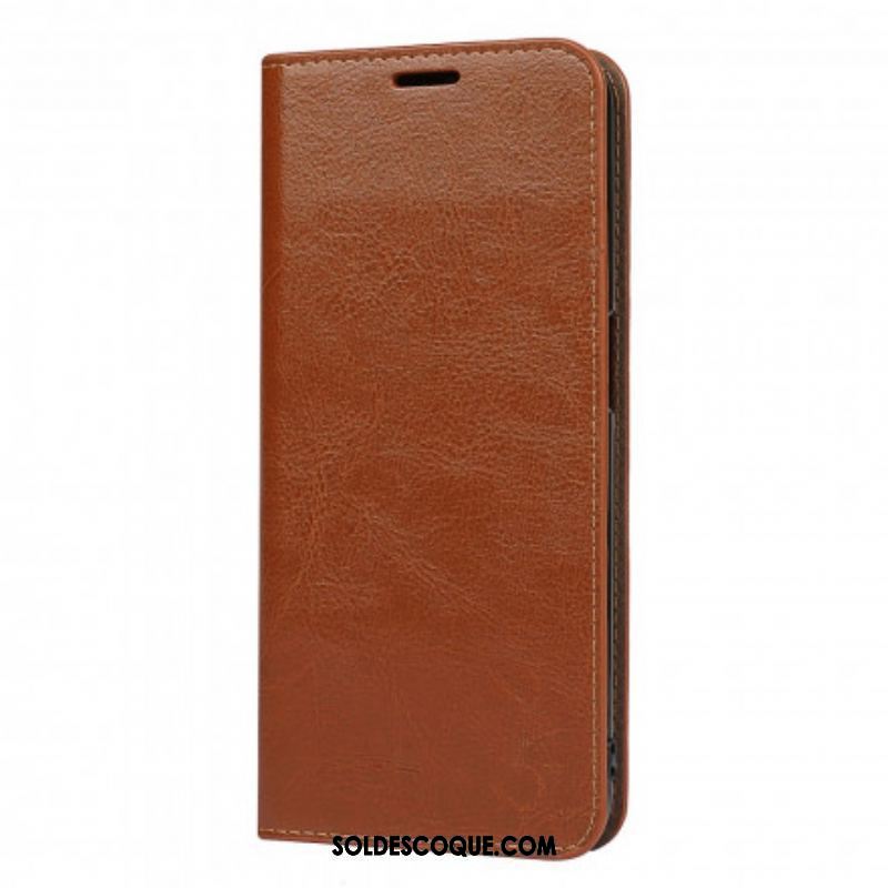 Flip Cover Oppo A54 5G / A74 5G Cuir Véritable