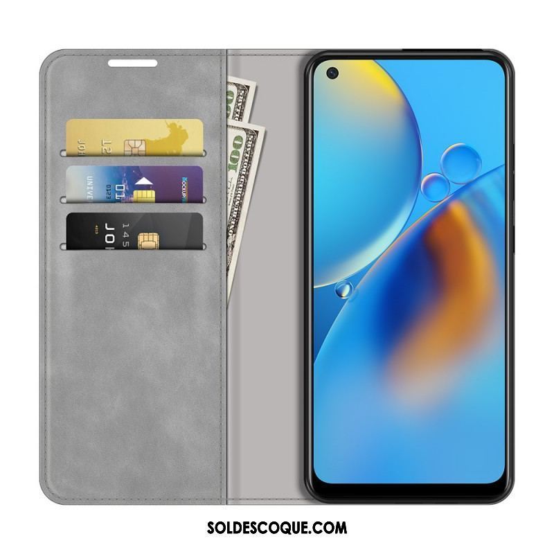 Flip Cover Oppo A74 4G Skin-Touch