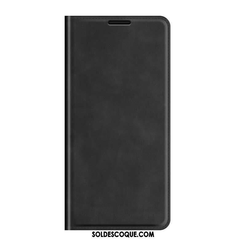 Flip Cover Oppo Find X3 / X3 Pro Effet Cuir Douceur