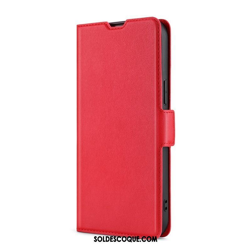 Flip Cover Oppo Find X5 Pro Effet Cuir