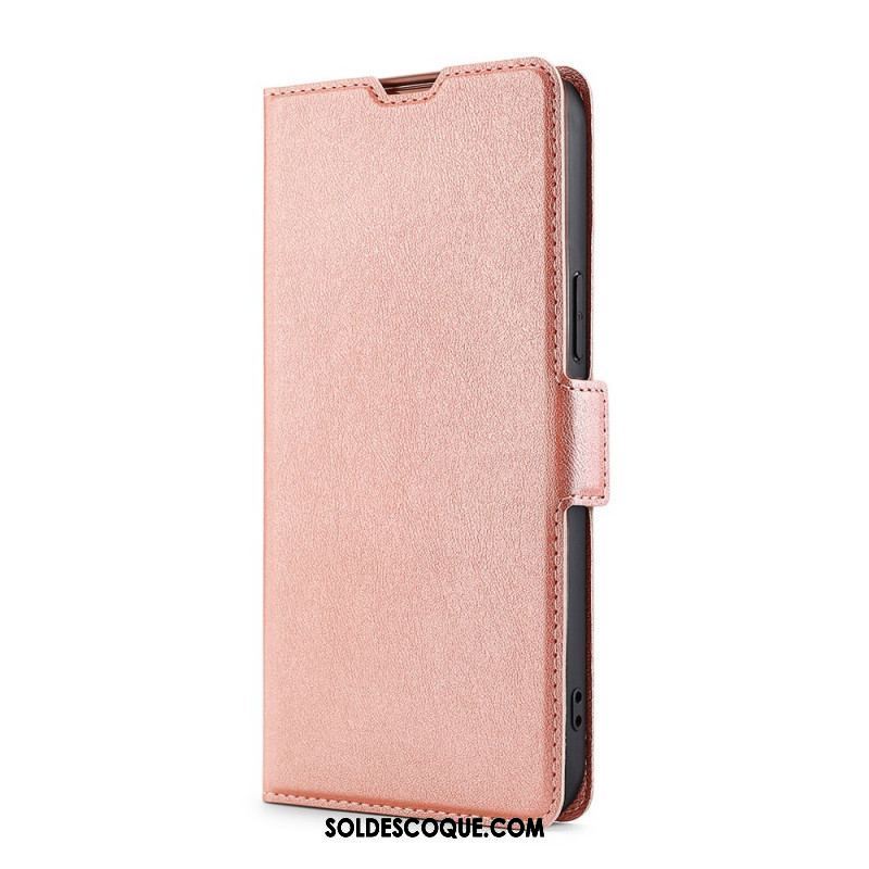 Flip Cover Oppo Find X5 Pro Effet Cuir