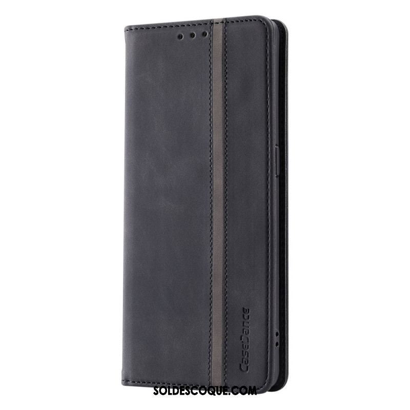 Flip Cover Oppo Find X5 Pro Simili Cuir CASEDANCE